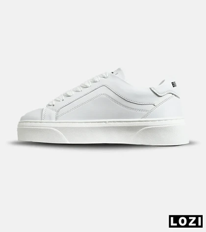 کفش کتانی مردانه سفید BERSHKA مدل 7739