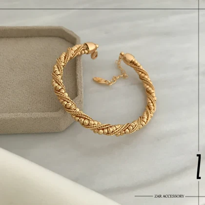 دستبند زنانه پیچ البرنادو و بافت