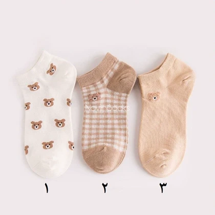 جوراب مچی خرس قهوه ای