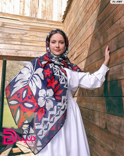 روسری نخ گل درشت قواره 120