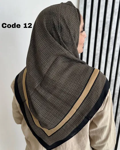 روسری حریر کرپ اورجینال 4100