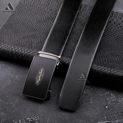 کمربند مردانه Leather Ratchet Belt BL24