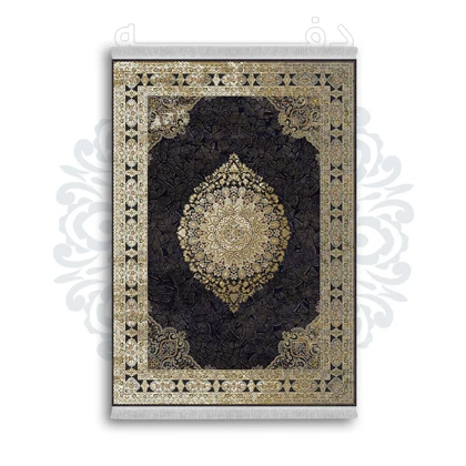 *جدید* فرشینه از جنس پارچه شانل مخمل ترک طرح فانتزی برند دفه کد 967