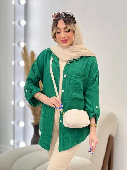 شومیز تک جیب نلی
