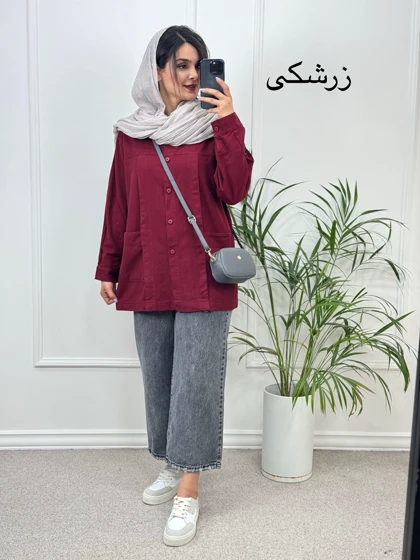 مانتو کتان پنبه همراز