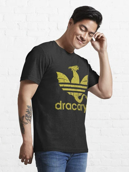 تیشرت house of the dragon طرح Dracarys Gold Essential T-Shirt کد 195643