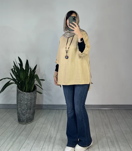 تونیک جلو بسته امیده