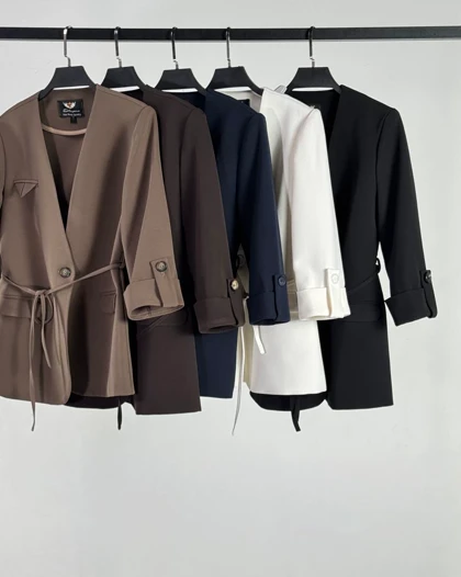 کت یقه هفت جیب فیلتو  کد 100167