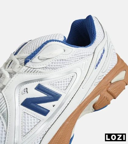 کفش کتانی مردانه و زنانه سفید آبی کرم NEW BALANCE 1064 V.2 مدل 7929