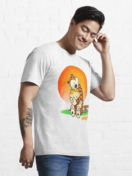 تیشرت Tintin طرح لوگو calvin and hobbes کد 207471