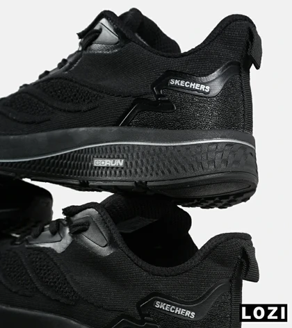 کفش کتانی طبی ورزشی مشکی SKECHERS Go Run