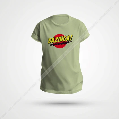 تیشرت Big Bang Theory طرح Bazinga