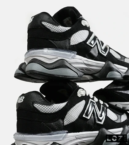 کفش کتانی مردانه و زنانه سفید مشکی NEW BALANCE 9060 مدل 7107