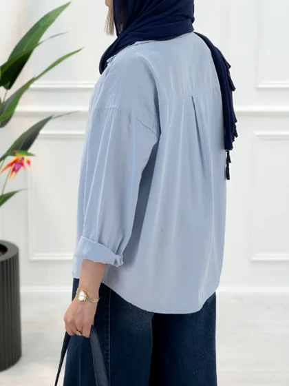 شومیز زنانه جلو دکمه آیدا