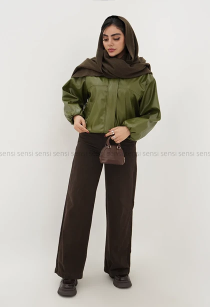 بامبر چرم پایین کش کد1004823