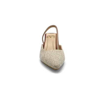 کفش صندل زنانه مدل sandal valentino - 0062_Creamy/Brown