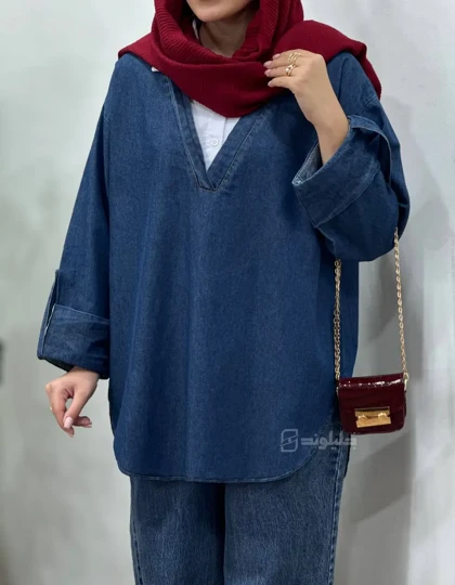 تونیک مانتویی جین پاییزه دریم