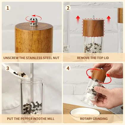 فلفل ساب 2 سر چوبی تیره - شنگیا