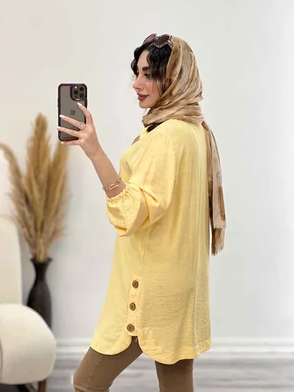 شومیز جلو بسته بغل سه دکمه