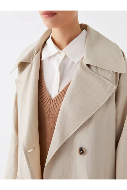 ترنچ کت زنانه اورجینال ال سی وایکیکی lc-waikiki