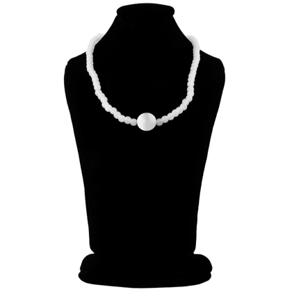 گردنبند دخترانه مدل مرواریدی گوی دار