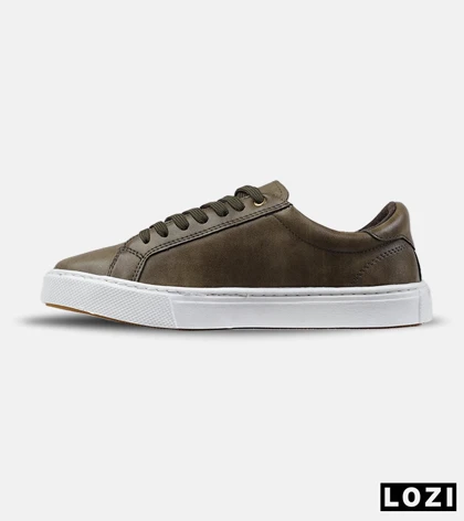 کتانی کژوال پول اند بیر سبز مردانه خرید کفش اسپرت Pull&Bear مدل 9086