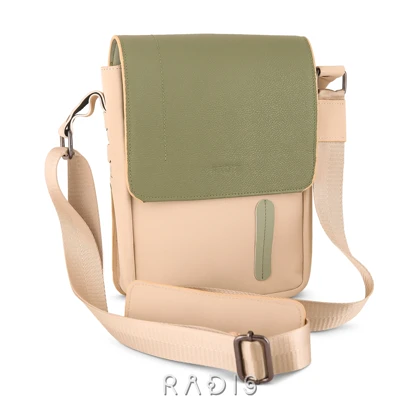 کیف دوشی چرم رادیس مدل Mahan کد 010-M.MC