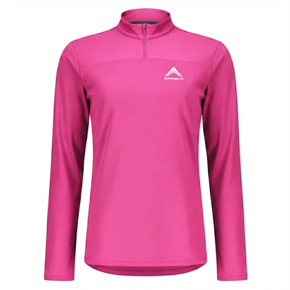 تیشرت ورزشی آستین بلند زنانه رادیس فیت مدل نیم زیپ TS002