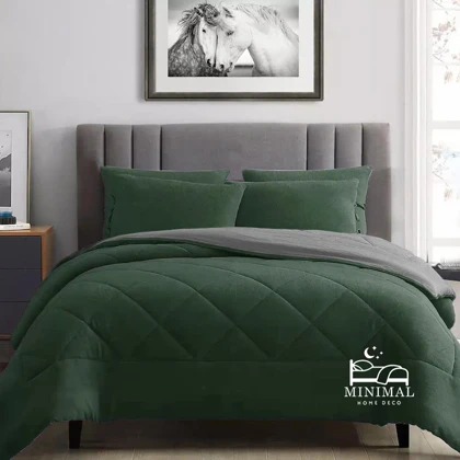 روتختی مینیمال کتان مخمل طرح لوزی