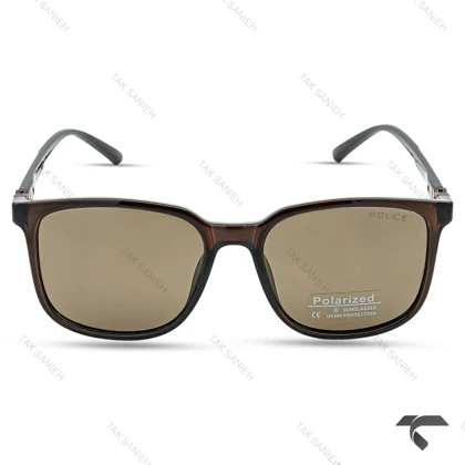 عینک پلیس قهوه ای RE2597-4 مردانه دسته 360 درجه Police-10027-G