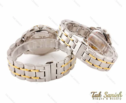 ساعت تیسوت ست سه موتوره طلایی سیلور Tissot-3166-S