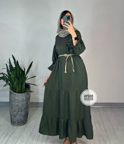 پیراهن مانتویی آرام