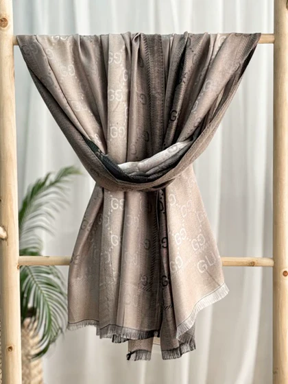 شال نخ ابریشم طیفی گوچی 20543
