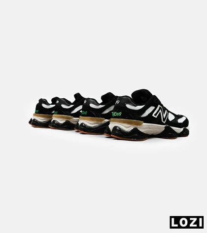 کفش کتانی مردانه و زنانه مشکی سفید NEW BALANCE 9060