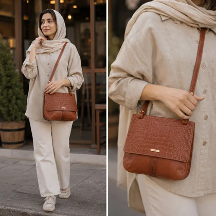 کیف دوشی زنانه مدل ساینا کد 030-GC