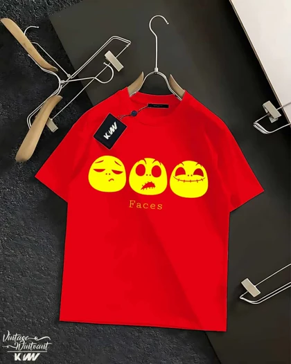 هودی و تیشرت طرح گرافیکی (Faces)