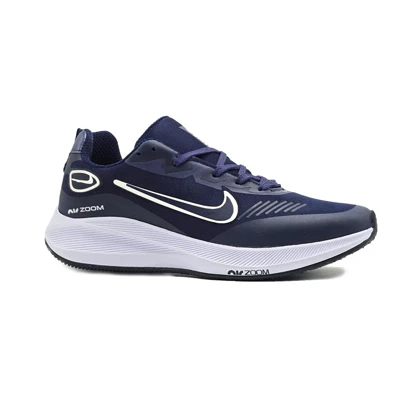 کفش و کتانی اسپرت مردانه و زنانه مدل نایک زوم NIKE_ZOOM رنگ سرمه ای سفید کد 41977
