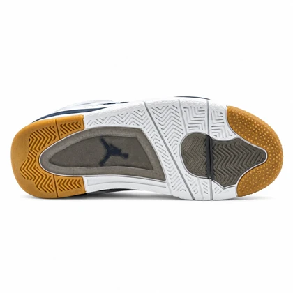 کفش و کتانی مردانه ساق‌دار مدل جردن NIKE AIR JORDAN 4 رنگ سفید سرمه ای کد 2186
