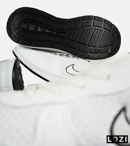 کفش کتانی مردانه و زنانه سفید NIKE air zoom مدل 7384