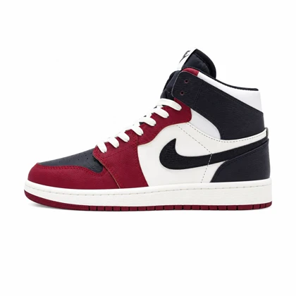 کفش و کتانی مردانه ساق‌دار مدل NIKE JORDAN 1 رنگ مشکی قرمز کد 21851