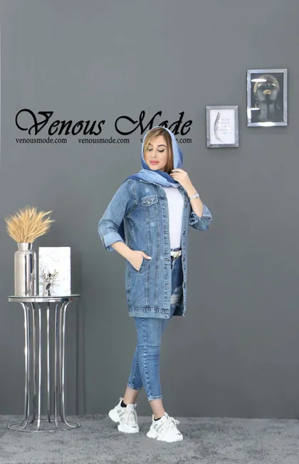 کت جین آبی روشن DEFACTO