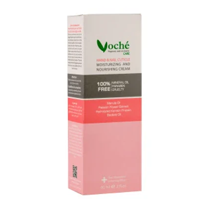کرم مرطوب کننده پوست دست و کوتیکول ناخن وچه Voche حجم 60میل