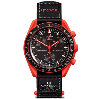 ساعت مچی امگا سواچ Omega x Swatch Speedmaster LAVA