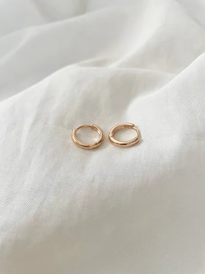 گوشواره حلقه‌ای ساده