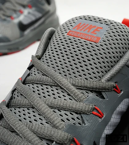 کفش کتانی بزرگ پا خاکستری قرمز NIKE zoom