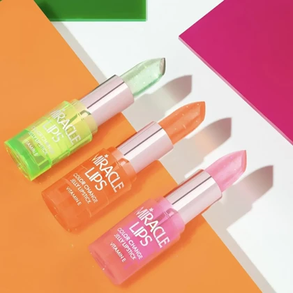 رژ لب جامد گلدن رز ,مدل Miracle Lips رنگ Natural Pink شماره 103 – 4.2 گرم