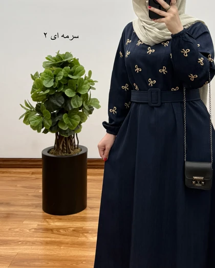 پیراهن مانتویی ترنج