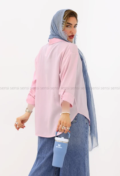 شومیز زنانه سیلک اسمارت کد1006269