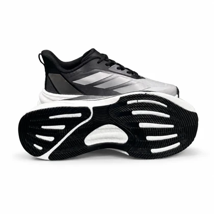 کفش کتانی مردانه مدل آدیداس ورزشی با زیره بست مشکی طوسی Adidas New