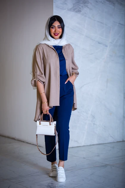 مانتو ژاکارد پیراهنی پایین کلوش